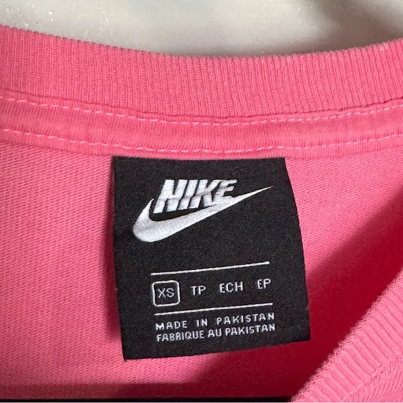 Nike Retro 90s Washed T-Shirt Dress Pink Oversized Size XS - Picture 3 of 5